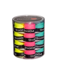Tambor Shockout X24 Overgrips Premium Multicolor Perforado 100-0052 | Ofertas de pádel